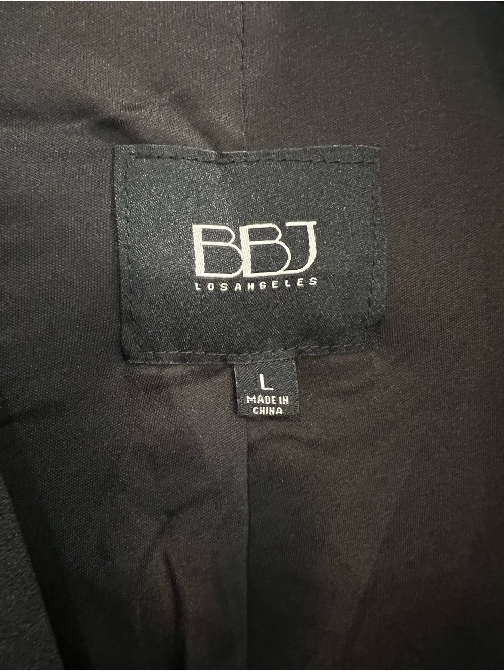 BBJ Black Sleeveless Belted Blazer - Picture 6 of 16